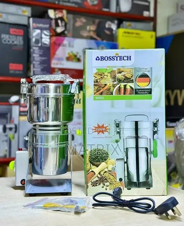 Bosstech 800g Electric Grain & Spice Grinder - 1