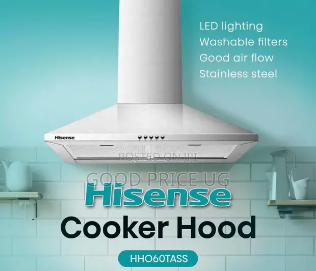 Hisense 60cm Chimney Cooker Hood (HHO60TASS) - 1