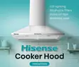 Hisense 60cm Chimney Cooker Hood (HHO60TASS) - 1