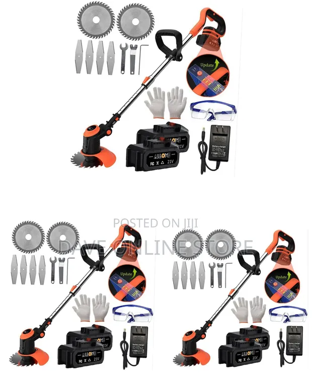 AllOne Cordless Weed Eater with Batteries - 1