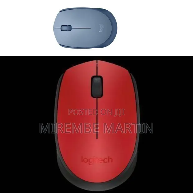Silent Wireless Optical Mouse with Ergonomic Design - 1