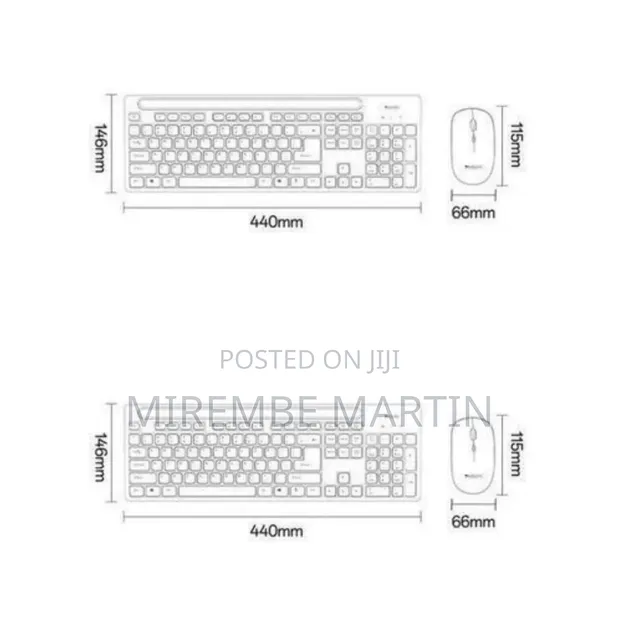 Yesido Wireless Combination Keyboard KB43 - 1