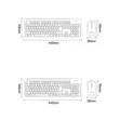 Yesido Wireless Combination Keyboard KB43 - 1