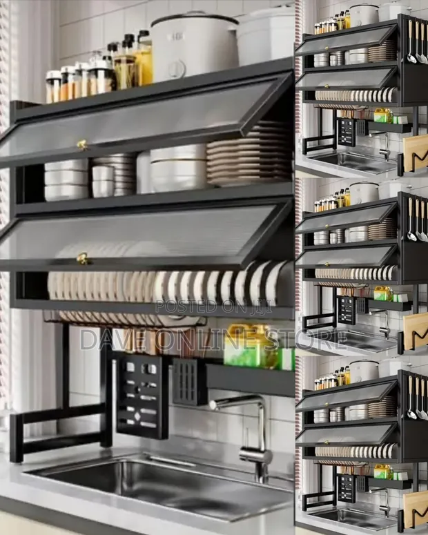 2-Tier Over-the-Sink Dish Drying Rack - 1