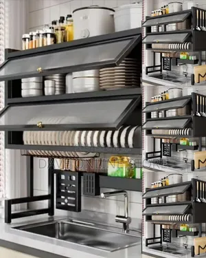 2-Tier Over-the-Sink Dish Drying Rack
