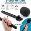Professional Handheld Interview Microphone with Foam Windscreen - 2