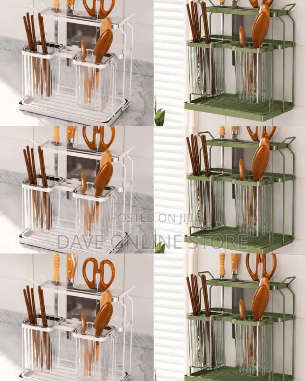 Brand New Wall-Mounted Kitchen Organizer - 1