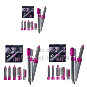 Professional 5-in-1 Hot Air Styler & Multi-Head Hair Styling Kit