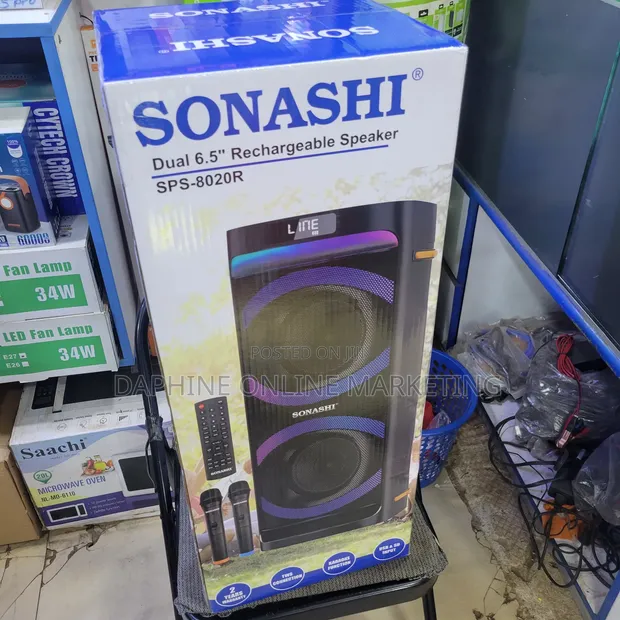 Sonash Dual Rechargeable Bluetooth Speaker with Microphones - 1