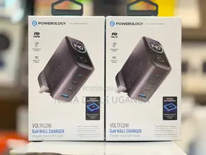Powerology Volt Flow 140W USB-C GAN Wall Charger