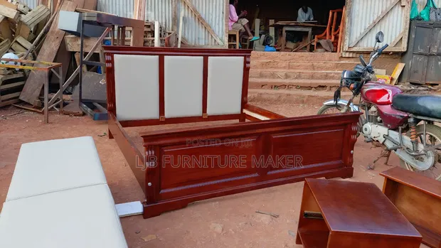 5x6 Mahogany Bed Frame - 1