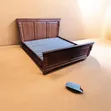 5x6 Mahogany Bed Frame - 3
