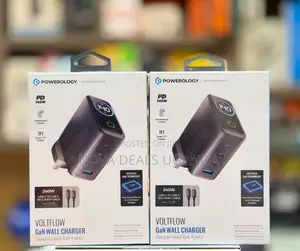 Powerology Volt Flow 140W GAN Wall USB-C Charger