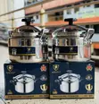 7 Litre Stainless Steel Pressure Cooker with Steamer Handles - Silver - 2