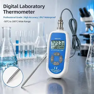 Digital Laboratory Thermometer - High Precision