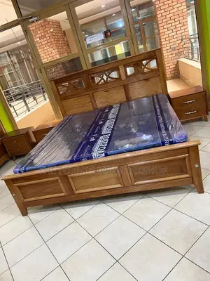 New 6x6 Mahogany Bed Frame