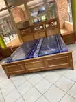 New 6x6 Mahogany Bed Frame - 1