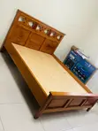 New 6x6 Mahogany Bed Frame - 2