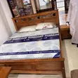 New 6x6 Mahogany Bed Frame - 4