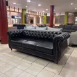 Chesterfield Three-Seater Sofa - Original Leather - 3