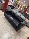 Chesterfield Three-Seater Sofa - Original Leather - 5