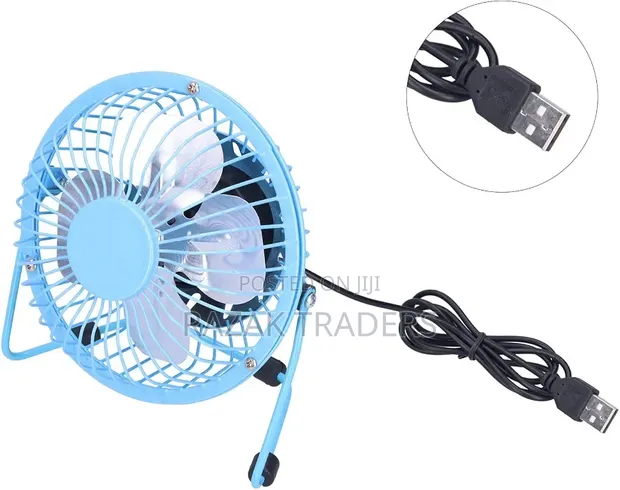 USB Silent Mini Table Fan with 74cm Cable - 1
