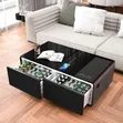 Smart Coffee Table with Built-in Fridge & Freezer - 1