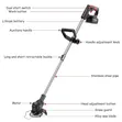 Multifunctional Cordless Lawn Mower with Long Handle - 2