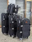 Black Sandy Snow 4-Piece Suitcase Set - 2