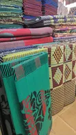 Woven Plastic Floor Mat (Chatai) - 9ft x 12ft, Multi-Design - 1