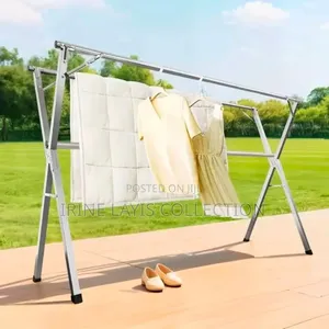 Heavy-Duty Stainless Steel Foldable Clothes Drying Rack