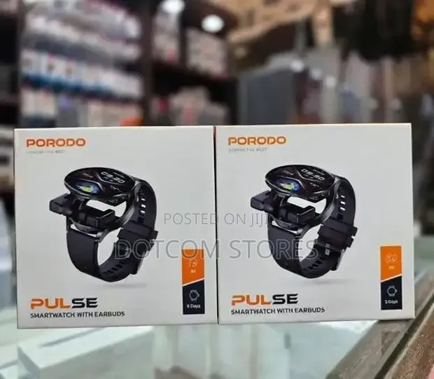 Porodo Pulse Smartwatch with Earbuds - 1