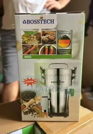 Bosstech 500W Grinder with 3 Stainless Steel Jars