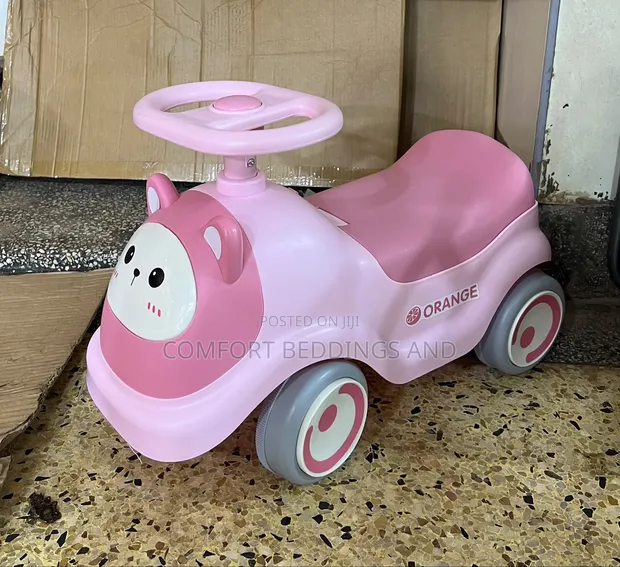 Baby King Ride-On Toy Car - Pink (1-3 Years) - 1