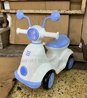 Horn Ride-on Toy Car - Blue (1-3 Years)