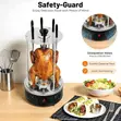 Smokeless Electric BBQ Grill with 6 Rotating Skewers - 4