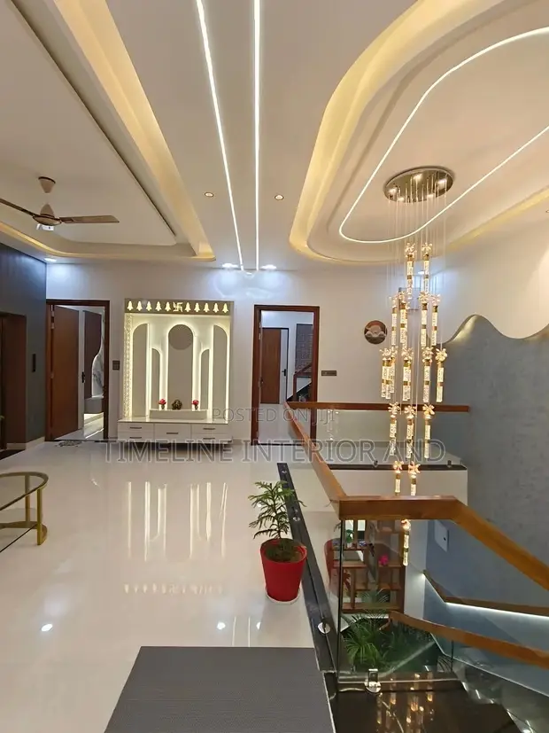 Custom Gypsum Ceiling Design & Installation - 1