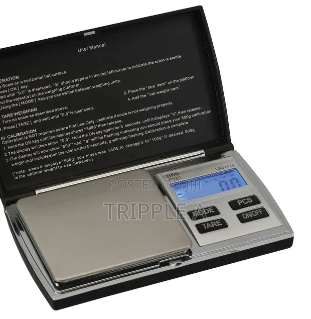 Durable 0.01g Pocket Digital Scale (500g) - 1