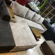 L-Shaped Sofa - Brand New with Springs - 2