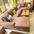 U Shaped Sofa Set - 7 Seater - 2