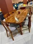 Eight Seater Dining Table - Mugavu Wood - 1