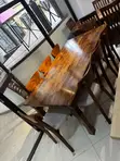 Eight Seater Dining Table - Mugavu Wood - 3
