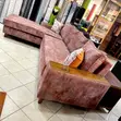 L-Shaped Sofa with Springs and Fiber - 1
