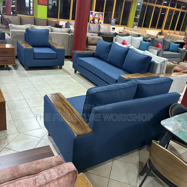 Brand New Blue Sofa - Forest Mall Lugogo - 1