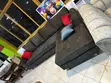 C-Arm Brown Sofa - 4