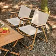Frame Lounge Chair - Beige Canvas - 2