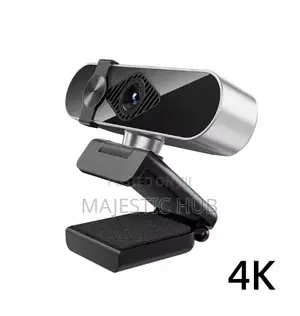 8MP Autofocus Webcam, 120° Wide Angle, Dual Mic