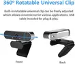 8MP Autofocus Webcam, 120° Wide Angle, Dual Mic - 3