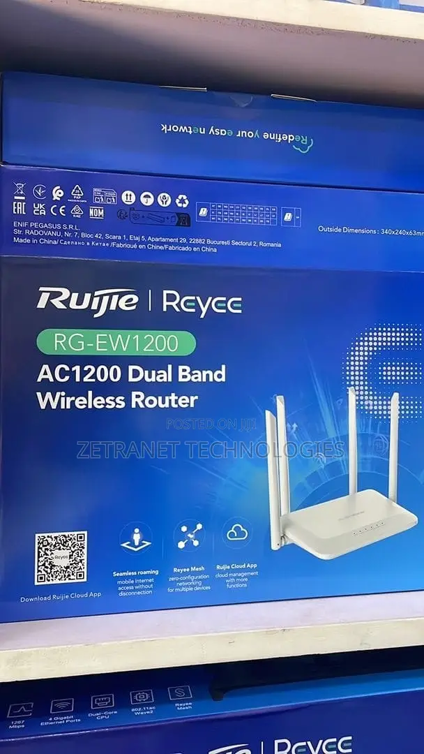 Ruijie Reyee EW1200 Dual Band WiFi Router - 1