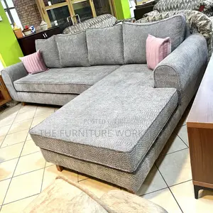 SofaSofa L-Shaped Sofa with Springs